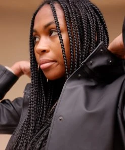 STUTTERHEIM MOSEBACKE RAIN JACKET BLACK NEW IN 13 STUTTERHEIM MOSEBACKE RAIN JACKET BLACK NEW IN