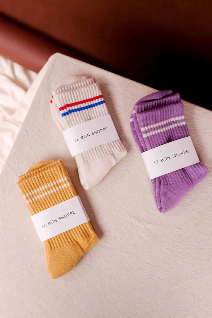 LE BON SHOPPE BOYFRIEND SOCKS BUTTER SPRING '22 3 LE BON SHOPPE BOYFRIEND SOCKS BUTTER SPRING '22