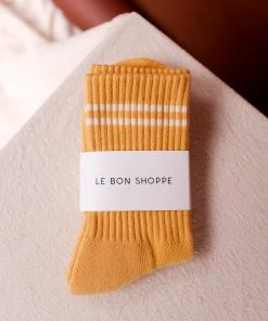 LE BON SHOPPE BOYFRIEND SOCKS BUTTER SPRING '22