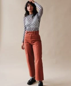 NIN STUDIO SPRING '22 LABYRINTH SWIRL TOP