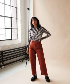 NIN STUDIO SPRING '22 LABYRINTH SWIRL TOP