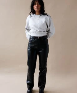AGOLDE 90'S PINCH WAIST DETOX LEATHER