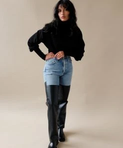 JUST FEMALE ADAPT KNIT BLOUSE SALE