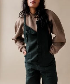 AGOLDE TARRON MOCK NECK SWEATSHIRT