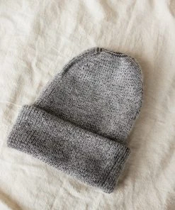 PIPE AND ROW SMITH BEANIE DARK GREY NEW IN