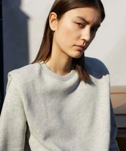 JUST FEMALE SPRING '22 DRAKE PADDED SWEATSHIRT