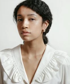 WOLF CIRCUS LARGE NELLIE EARRINGS CREAM NEW IN