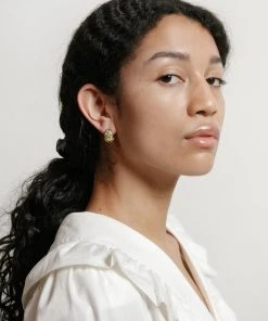 WOLF CIRCUS NEW IN LARGE NELLIE EARRINGS GREEN