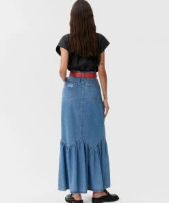 GANNI SPRING '22 COTTON POPLIN DIAMOND SLEEVELESS TOP