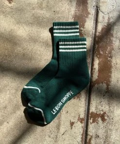 LE BON SHOPPE SPRING '22 GIRLFRIEND SOCKS HUNTER GREEN