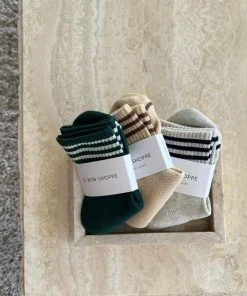 LE BON SHOPPE SPRING '22 GIRLFRIEND SOCKS HUNTER GREEN