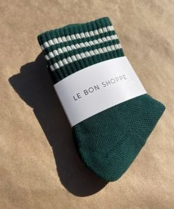 LE BON SHOPPE SPRING '22 GIRLFRIEND SOCKS HUNTER GREEN