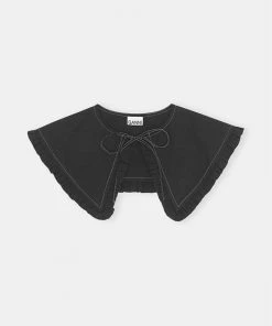 GANNI SPRING '22 DETACHED POPLIN COLLAR