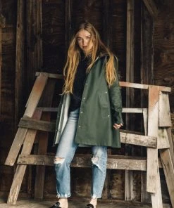 STUTTERHEIM MOSEBACKE RAIN JACKET GREEN SPRING '22