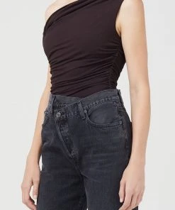 AGOLDE HILMA TWIST SLEEVE BODYSUIT SPRING '22