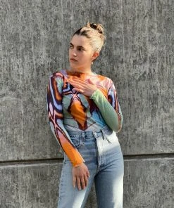 NIN STUDIO SWIRL TOP MARIPOSA SPRING '22