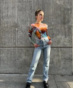 NIN STUDIO SWIRL TOP MARIPOSA SPRING '22