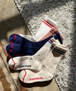 LE BON SHOPPE BOYFRIEND SOCKS OATMEAL
