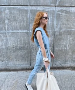 JUST FEMALE BEIJING TOP STONEWASH NEW IN