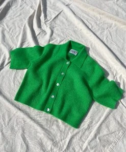 JUST FEMALE SPRING '22 REBELO SHORT SLEEVE CARDIGAN