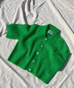 JUST FEMALE SPRING '22 REBELO SHORT SLEEVE CARDIGAN