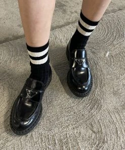 LE BON SHOPPE HER VARSITY SOCKS SOCKS + HOSIERY