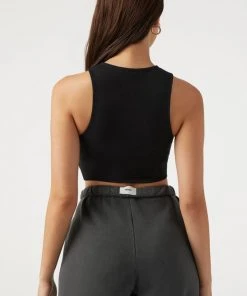 JOAH BROWN LACE UP CROP TANK SPRING '22 7 JOAH BROWN LACE UP CROP TANK SPRING '22