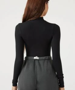 JOAH BROWN SPRING '22 HALF ZIP MOCK NECK