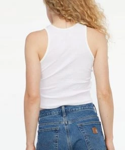 LACAUSA ZOE TANK WHITEWASH SPRING '22