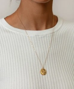 WOLF CIRCUS SPRING '22 ROSE COIN NECKLACE