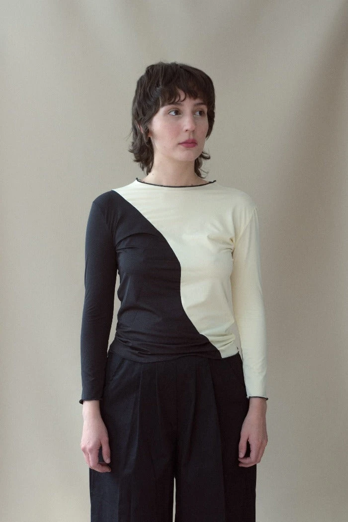 NIN STUDIO SWIRL MESH LONG SLEEVE TOP 6 NIN STUDIO SWIRL MESH LONG SLEEVE TOP