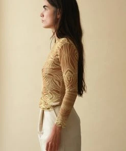 NIN STUDIO AYA SWIRL TOP