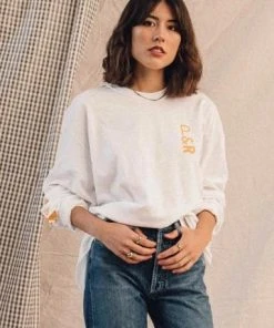 PIPE AND ROW P&R LOGO LONG SLEEVE TEE