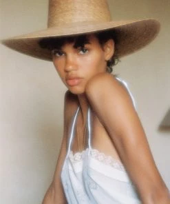 LACK OF COLOR PALMA WIDE BRIM STRAW HAT