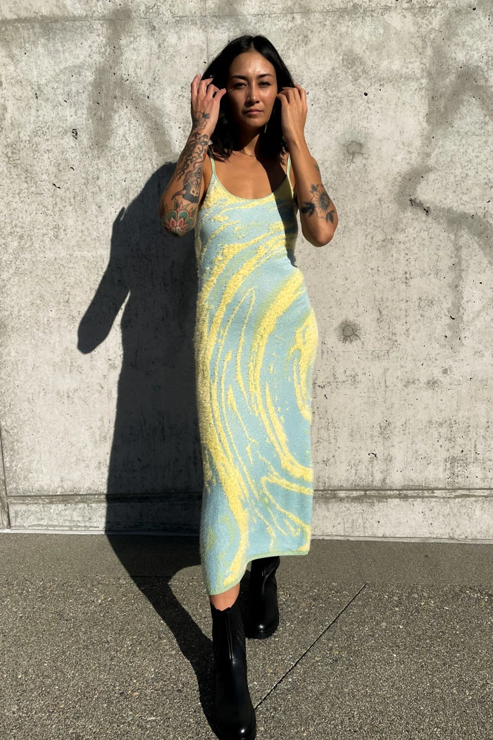 HOUSE OF SUNNY SALE HOCKNEY DRESS CYPRESS 7 HOUSE OF SUNNY SALE HOCKNEY DRESS CYPRESS