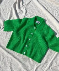 JUST FEMALE SPRING '22 REBELO SHORT SLEEVE CARDIGAN