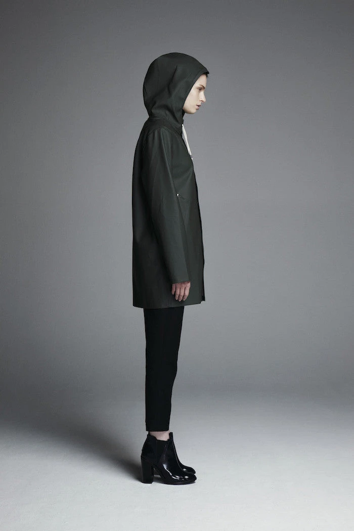 STUTTERHEIM STOCKHOLM JACKET GREEN NEW IN 6 STUTTERHEIM STOCKHOLM JACKET GREEN NEW IN