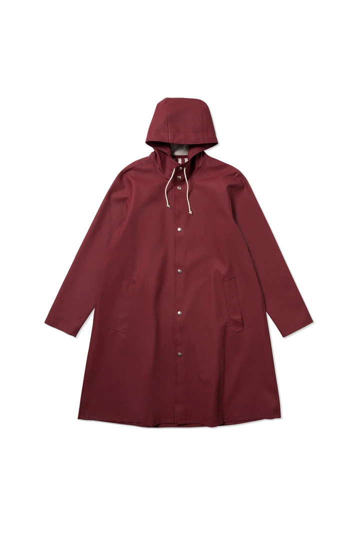 STUTTERHEIM MOSEBACKE RAIN JACKET BURGUNDY 4 STUTTERHEIM MOSEBACKE RAIN JACKET BURGUNDY
