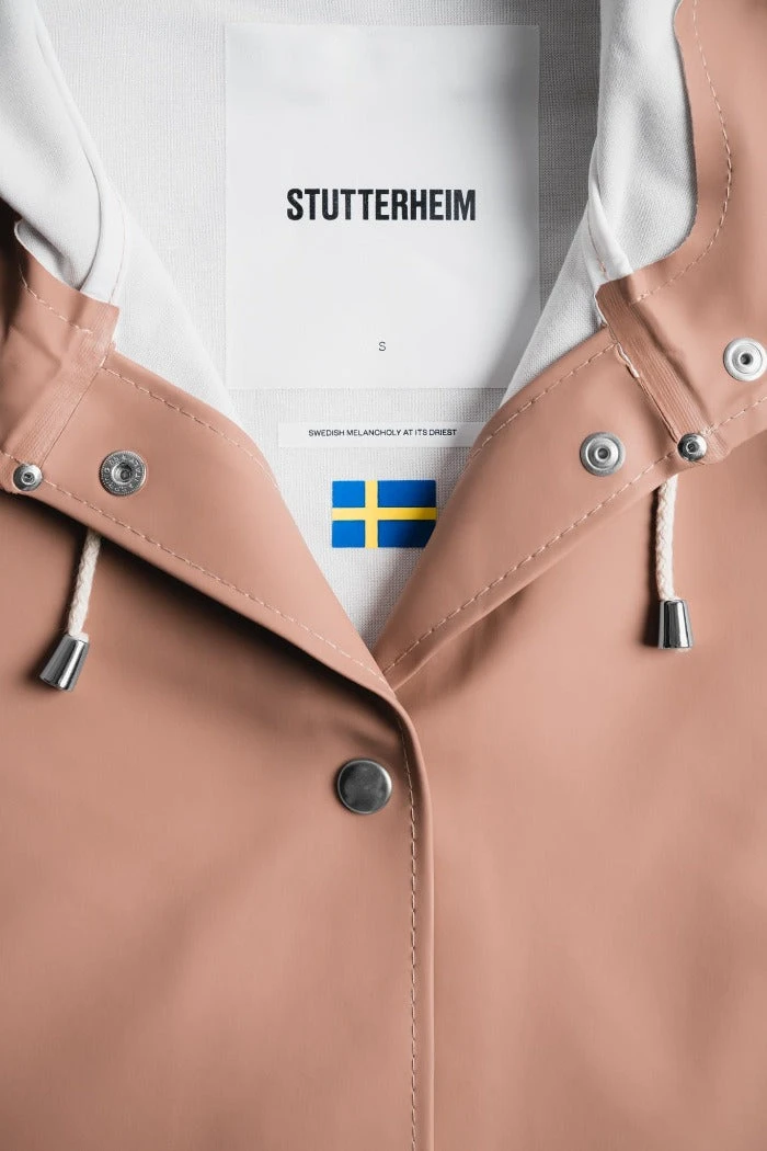 STUTTERHEIM MOSEBACKE RAIN JACKET SANDALWOOD NEW IN 8 STUTTERHEIM MOSEBACKE RAIN JACKET SANDALWOOD NEW IN