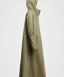 STUTTERHEIM MOSEBACKE RAIN JACKET LONG ALOE SPRING '22