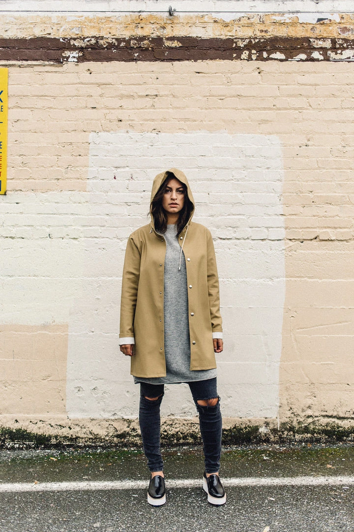 STUTTERHEIM STOCKHOLM RAIN JACKET SAND 3 STUTTERHEIM STOCKHOLM RAIN JACKET SAND