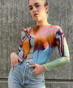 NIN STUDIO SWIRL TOP MARIPOSA SPRING '22