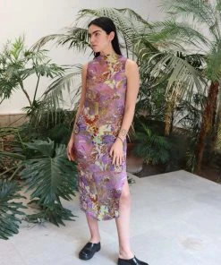 NIN STUDIO SPRING '22 WAVE MOCKNECK DRESS