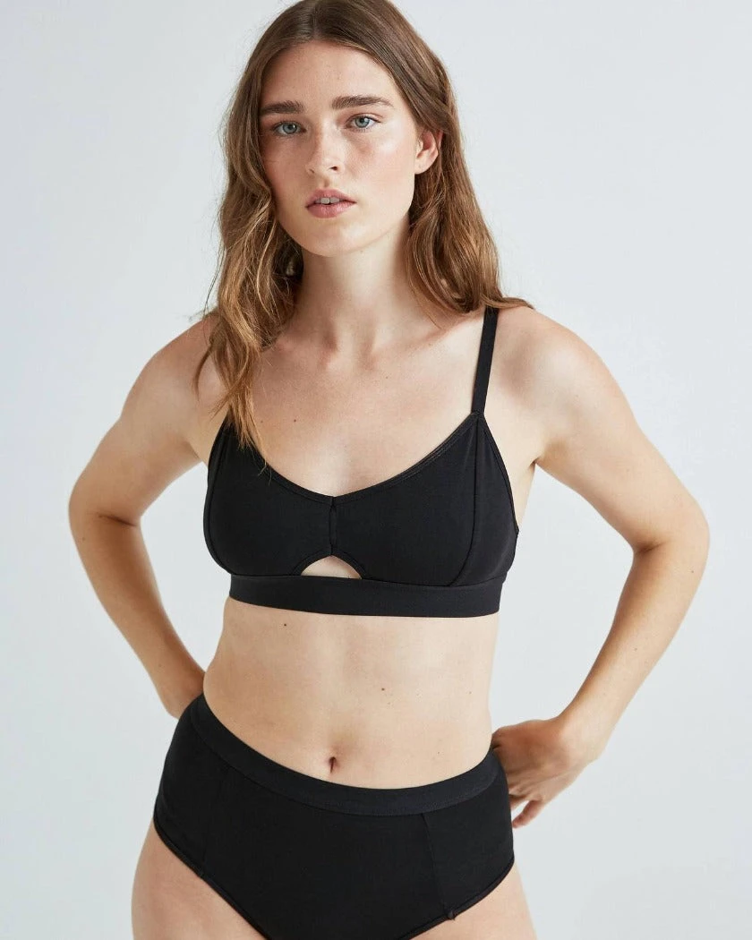 RICHER POORER CUT OUT BRALETTE BLACK 4 RICHER POORER CUT OUT BRALETTE BLACK