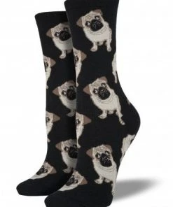 PIPE AND ROW PUG DOG SOCKS NEW IN