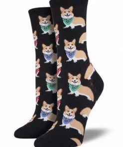 PIPE AND ROW CORGI SOCKS NEW IN