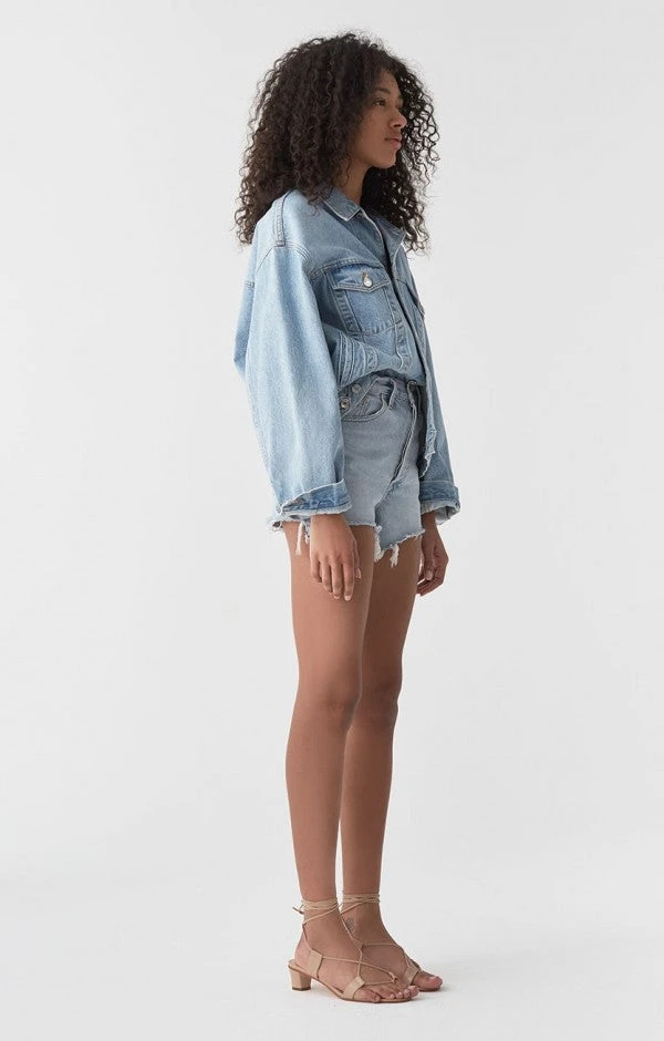 AGOLDE DEE DENIM SHORTS ULTRA HI RISE DIGIT 3 AGOLDE DEE DENIM SHORTS ULTRA HI RISE DIGIT