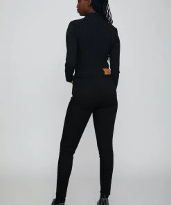 JUST FEMALE SALE ACROSS ZIP BLOUSE