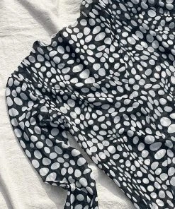 NIN STUDIO BLACK COSMOS SWIRL TOP SPRING '22