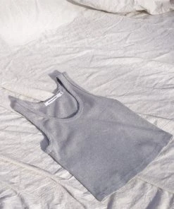 PERFECTWHITETEE BLONDIE TANK GREY